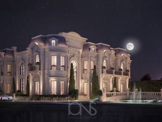 Magnificent Private Palace and Villa Design, IONS DESIGN IONS DESIGN Biệt thự Cục đá White