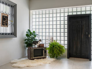 美味影像攝影棚, 漢玥室內設計 漢玥室內設計 Asian style living room Glass Transparent