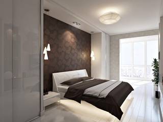 Проект спальни "Шоколадная симфония", Технологии дизайна Технологии дизайна Modern Bedroom Beige