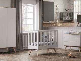 Modernes Babyzimmer in verschiedenen Ausführungen, QMM TraumMoebel QMM TraumMoebel モダンデザインの 子供部屋