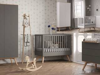 Modernes Babyzimmer in verschiedenen Ausführungen, QMM TraumMoebel QMM TraumMoebel モダンデザインの 子供部屋