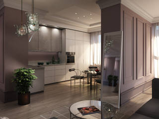 Квартира в ЖК "Шуваловские высоты", SL. STUDIO. DESIGN SL. STUDIO. DESIGN Classic style kitchen