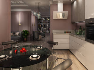 Квартира в ЖК "Шуваловские высоты", SL. STUDIO. DESIGN SL. STUDIO. DESIGN Classic style kitchen