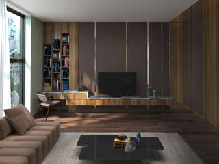 Квартира в Калининграде, SL. STUDIO. DESIGN SL. STUDIO. DESIGN Minimalist living room