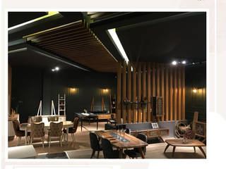 WORLD AHŞAP MOBİLYA FABRİKASI SHOWROOM TASARIMI , Kut İç Mimarlık Kut İç Mimarlık Dining room design ideas Wood Wood effect