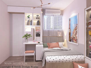 Lorong Lew Lian, Swish Design Works Swish Design Works Dormitorios pequeños Contrachapado