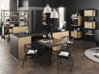 Industry Style, Bauformat Küchen GmbH & Co.KG Bauformat Küchen GmbH & Co.KG Industrial style kitchen