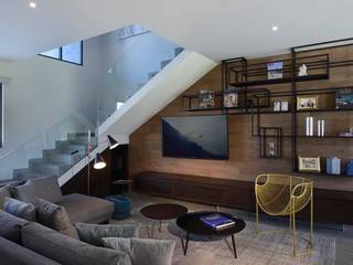 Casa LR, Concepto Taller de Arquitectura Concepto Taller de Arquitectura Modern Living Room Grey