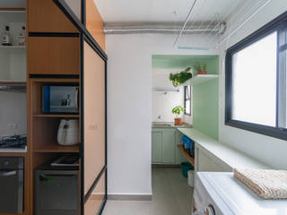 Apartamento do Renato e da Bianca, COTA760 COTA760 Small kitchens Green