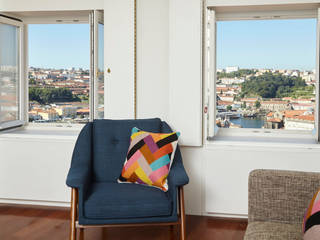 Jorge Cassio Dantas Lda Livings de estilo escandinavo Blanco