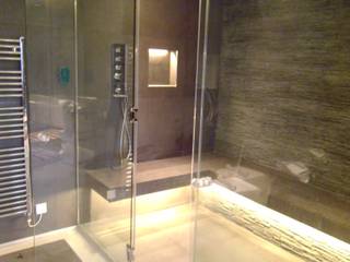 Frameless Glass in Wet Rooms , Ion Glass Ion Glass حمام زجاج