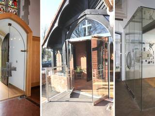 Glass in Porches , Ion Glass Ion Glass مساحات تجارية زجاج