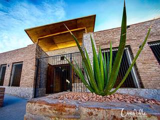 CASA AVA , JAO ARQUITECTOS JAO ARQUITECTOS Espacios comerciales Ladrillos