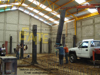 OBRA CIVIL, OCAITE S.A DE C.V. OCAITE S.A DE C.V. Estudios y despachos de estilo industrial Hormigón