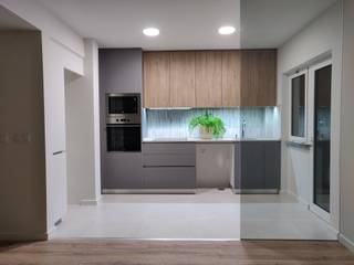 Casal do Marco by C Evolutio Lda., C evolutio Lda C evolutio Lda Small kitchens Wood Wood effect