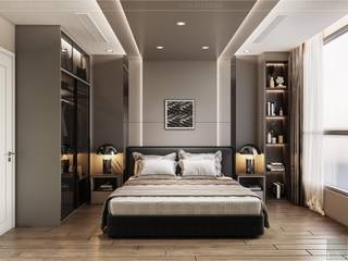 Thiết kế nội thất hiện đại: Không gian thanh lịch của căn hộ chung cư, ICON INTERIOR ICON INTERIOR Moderne Schlafzimmer