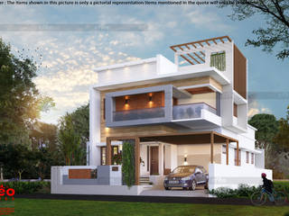 Famous Architects in Cochin, Creo Homes Pvt Ltd Creo Homes Pvt Ltd Дома в азиатском стиле