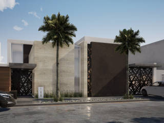 Vivienda BAU, MORPH renders MORPH renders منزل عائلي صغير