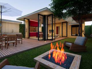 Casa Térrea com 2 dormitórios, Lozí - Projeto e Obra Lozí - Projeto e Obra Moderne Häuser