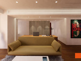 亞灣手繪草圖與3D渲染效果圖, Unicorn Design Unicorn Design Living room