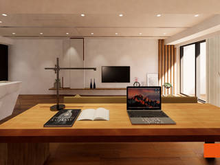 亞灣手繪草圖與3D渲染效果圖, Unicorn Design Unicorn Design Living room