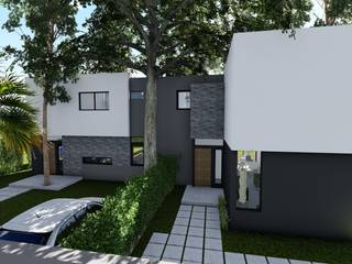 Duplex Mellizos en Villa Elisa, MCG.arq MCG.arq บ้านเดี่ยว อิฐหรือดินเผา