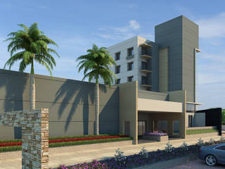 HOTEL DESIGN, Shilpy architects&consultants Shilpy architects&consultants Commercial spaces