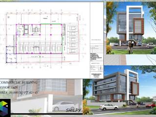 Commercial design, Shilpy architects&consultants Shilpy architects&consultants Ticari alanlar