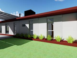 Proyecto de Vivienda de dos dormitorios, MCG.arq MCG.arq บ้านเดี่ยว คอนกรีต