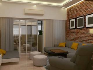 Interiors at HEWO | Gurgaon , Studio Square Design Co. Studio Square Design Co. Modern Living Room