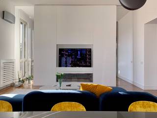 Casa Chiana, Arabella Rocca Architettura e Design Arabella Rocca Architettura e Design Moderne Wohnzimmer