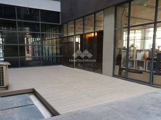 【鶯歌陶瓷博物館─木平台更新】, 新綠境實業有限公司 新綠境實業有限公司 Floors Wood-Plastic Composite