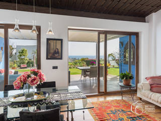 Paquete de publicidad para Villa en Estepona, Per Hansen Per Hansen Mediterranean style living room Wood White
