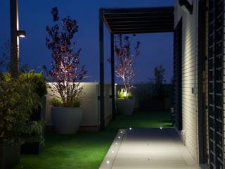 Diseño terraza sant just., ésverd - jardineria & paisatgisme ésverd - jardineria & paisatgisme Eklektik Balkon, Veranda & Teras