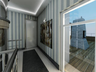 Fas villa projemiz , GÜL MOBİLYA-MUTFAK-BANYO GÜL MOBİLYA-MUTFAK-BANYO Modern corridor, hallway & stairs Wood Wood effect