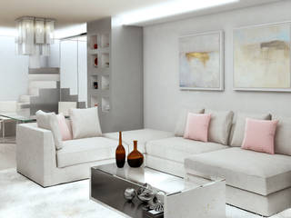 Apartamento Barrio Salamanca Madrid, Alicia Peláez Sevilla - Interiorismo y Decoración Alicia Peláez Sevilla - Interiorismo y Decoración Nowoczesny salon