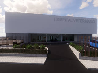 HOSPITAL VETERINARIO, Agoin Agoin Ruang Studi/Kantor Modern