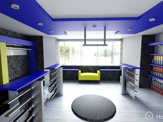 LOCAL MUSCLE STRENGTH ARMY, COOLDESIGN SPA COOLDESIGN SPA Commercial spaces Bê tông Blue