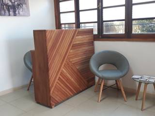 Mueble Recepción , Taller Carpintería Massive Taller Carpintería Massive Ticari alanlar Masif Ahşap Rengarenk