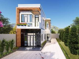 Nhà a Thông tại Củ Chi - TPHCM, Công Ty TNHH TK XD Ý Tưởng Hộp Công Ty TNHH TK XD Ý Tưởng Hộp Single family home