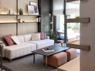 Mesa Cadde Örnek Daire 2, monoblok tasarım & içmimarlık monoblok tasarım & içmimarlık Modern living room