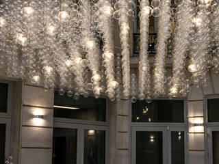Lustre Verrière opéra bulles, Isa Moss Isa Moss Commercial spaces Glass