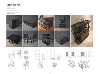 Mobiliario Industrial, üStudio üStudio Commercial spaces