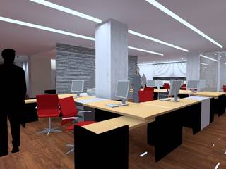 Oficinas MN , Studio Luxes Studio Luxes Modern Study Room and Home Office