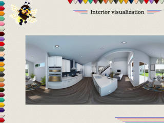 Virtual Reality_360 Degree Render_Interior visualization, Abhinaw Tiwari Abhinaw Tiwari