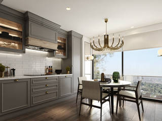 MUTFAK PROJESİ, WALL INTERIOR DESIGN WALL INTERIOR DESIGN Rustic style kitchen