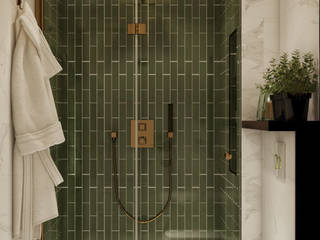BANYO PROJESİ, WALL INTERIOR DESIGN WALL INTERIOR DESIGN Rustic style bathroom