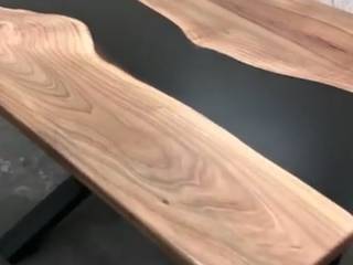 Top Table Resin, Hend Mart Hend Mart Living room Wood Wood effect