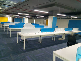 Office Furniture site pictures by Innodesk , Innodesk Modular Innodesk Modular Espacios comerciales Hierro/Acero