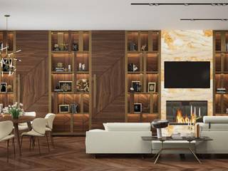 Пент - хаус в элитном ЖК, AE_details AE_details Modern living room